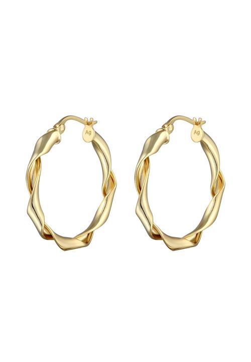 ELLI Øreringe 'Twisted'  guld