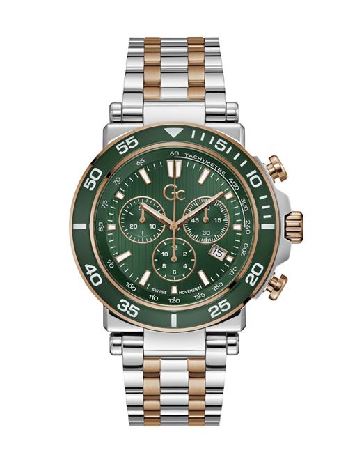 Gc Analogt ur 'One Sport'  guld / grøn / sølv