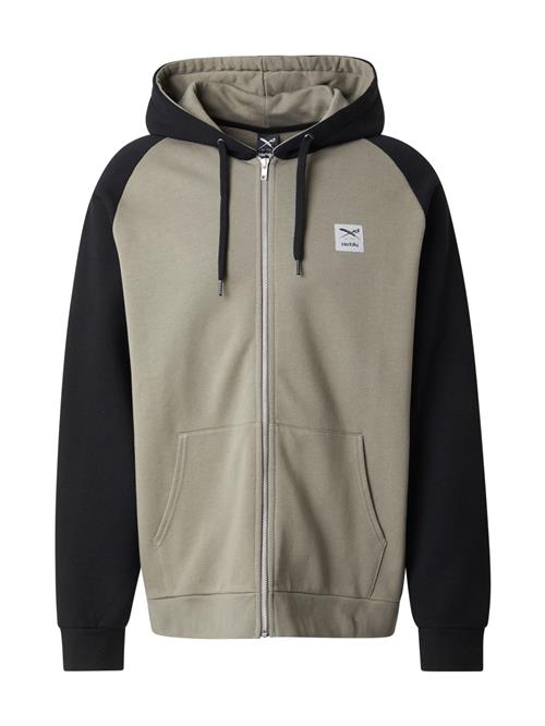 Iriedaily Sweatjakke 'De College 2'  pastelgrøn / sort