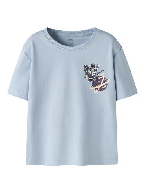NAME IT T-shirt Victor Blue Fog Space Dino
