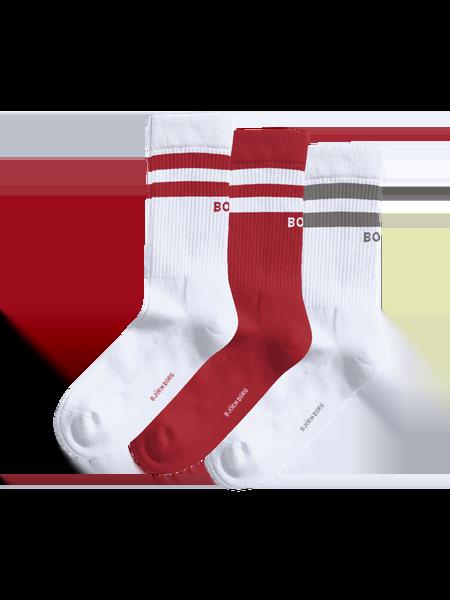Björn Borg Classic Crew Socks 3-pack Multi, 41-45