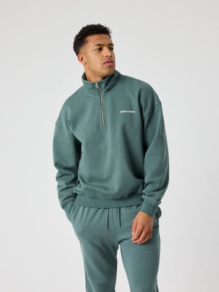 Björn Borg Borg Oversized Half-zip Grøn, XXL