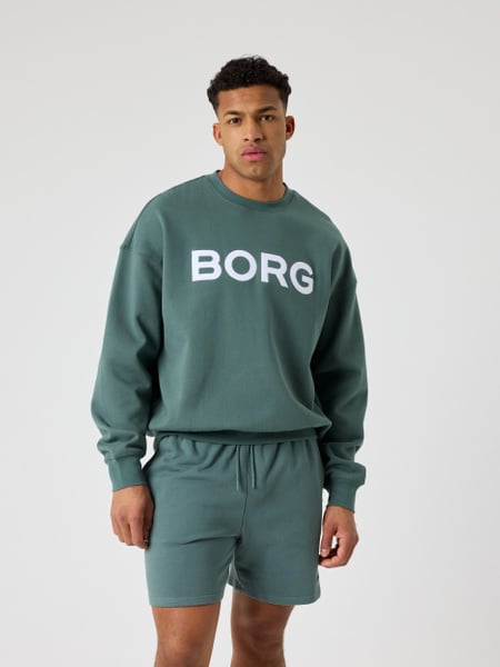 Björn Borg Borg Oversized Logo Sweatshirt Grøn, M