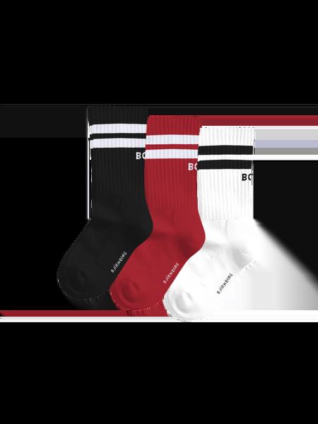 Björn Borg Classic Crew Socks 3-pack Sort, 26-30