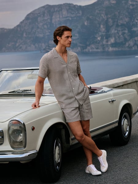 Björn Borg Borg Lyocell Resort Shirt Sort, S