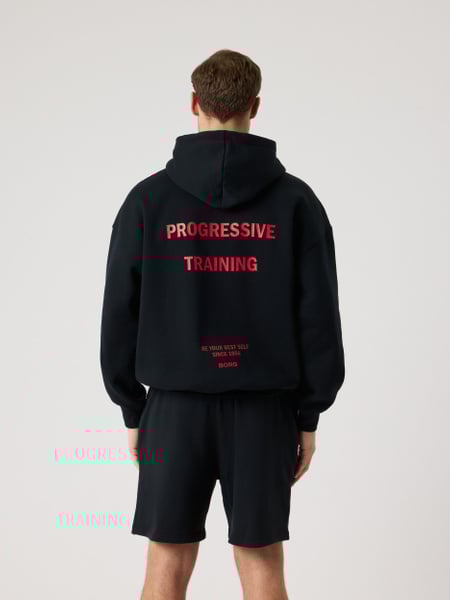 Björn Borg Borg Oversized Hoodie Sort, M