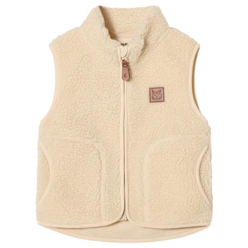 Kuling Austin Pile Fleece-vest Foggy White  Foggy White 140 cm  Hvid  140 cm  unisex