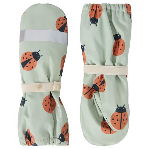 Kuling Vilnius Forede Regnvanter Pale Green Ladybug Pale Green Ladybug 2-4 Y  Grøn  2-4 år  unisex