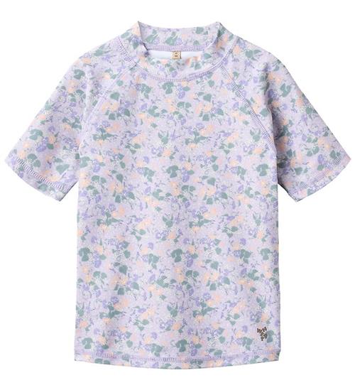 Wheat Badebluse - UV40+ - Jackie - Purple Light Petunias