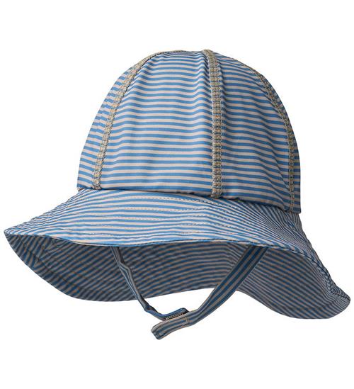 Wheat Badehat - UV40+ - Bora - Blue Swim Stripe