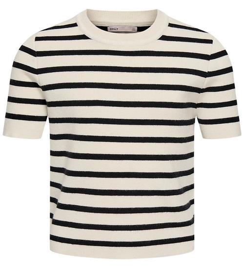 Kids Only T-shirt - Strik - KogFie - Cloud Dancer/Black