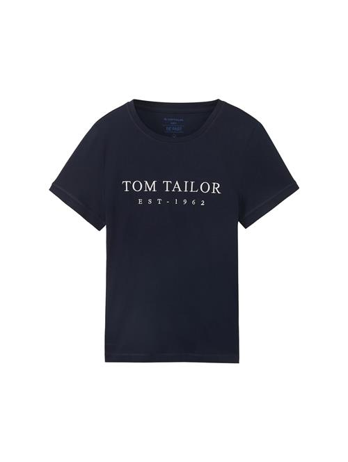 TOM TAILOR Shirts  navy / hvid