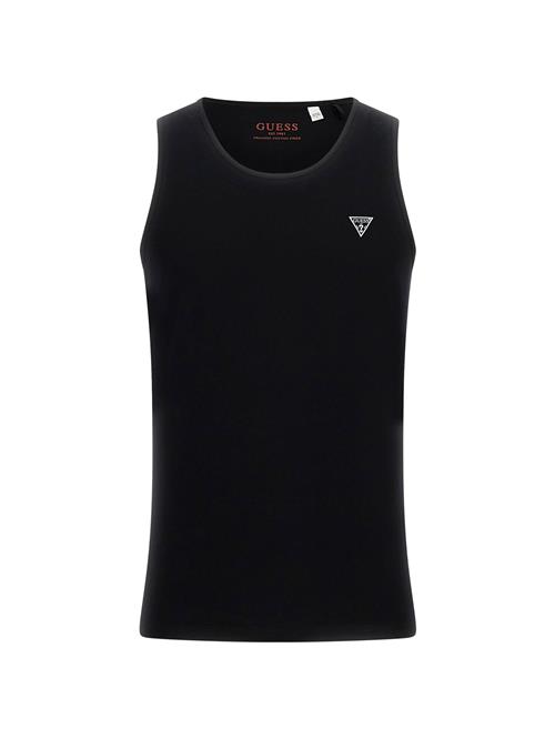 GUESS Undertrøje 'CALEB HERO'  sort / hvid