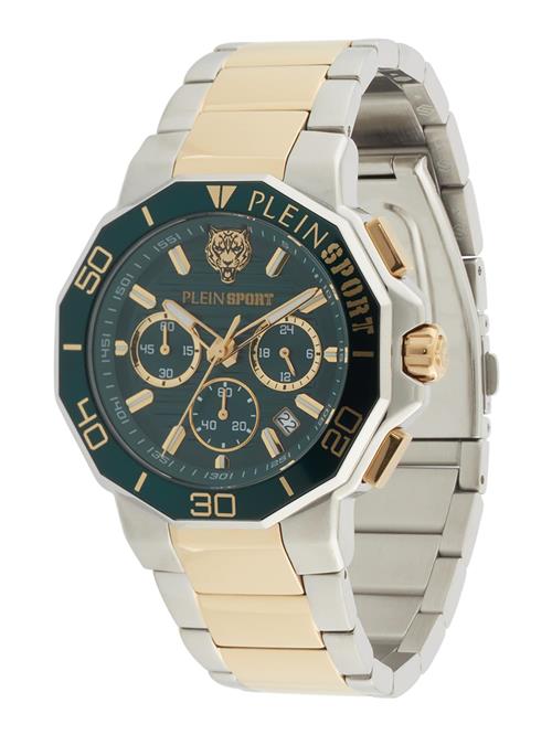 Plein Sport Analogt ur  guld / mørkegrøn / sølv