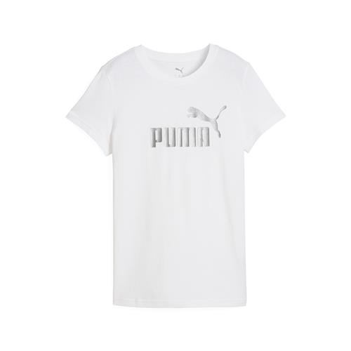 PUMA Funktionsbluse 'Ess No. 1'  sølv / hvid