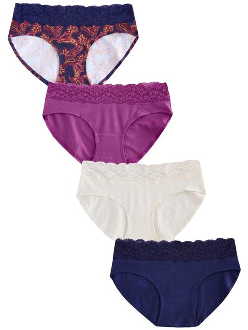Next Panty  navy / lilla / bordeaux / hvid