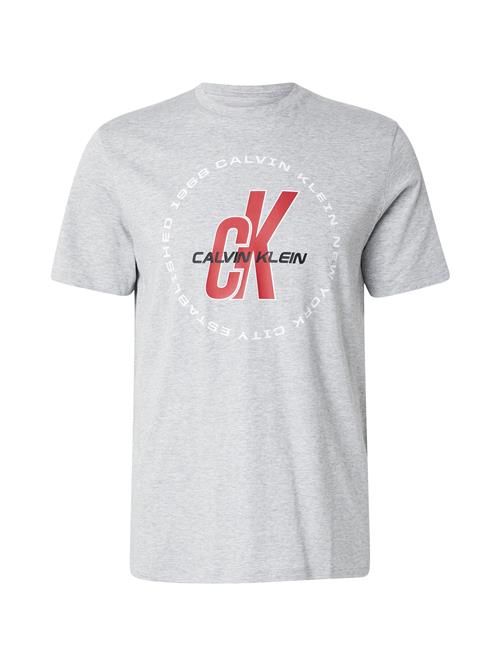 Calvin Klein Jeans Bluser & t-shirts  grå-meleret / rød / sort / hvid
