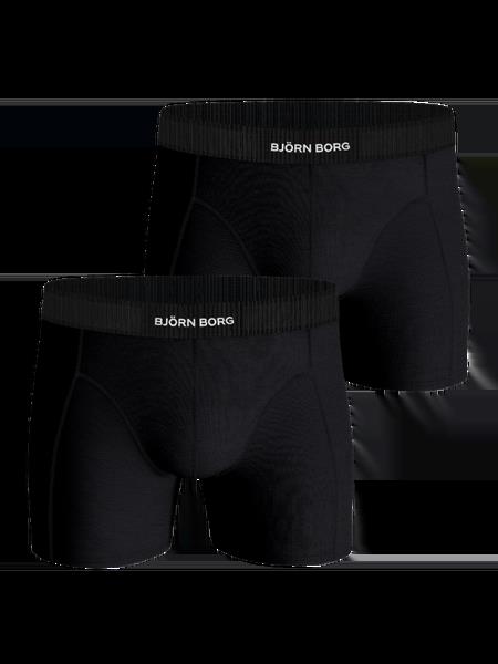 Björn Borg Organic Cotton Stretch Boxers 2-pack Sort, XL