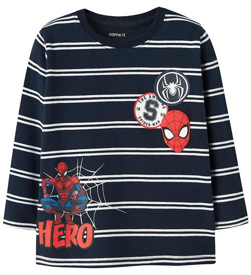 Name It Bluse - NmmFreman - Spider Man - Navy Blazer