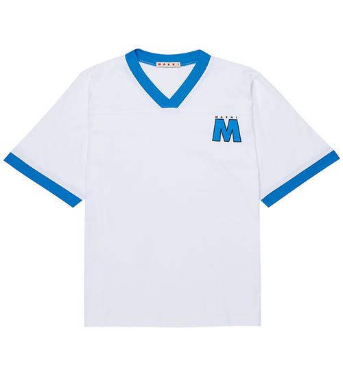 Marni T-Shirt - Hvid/Blå