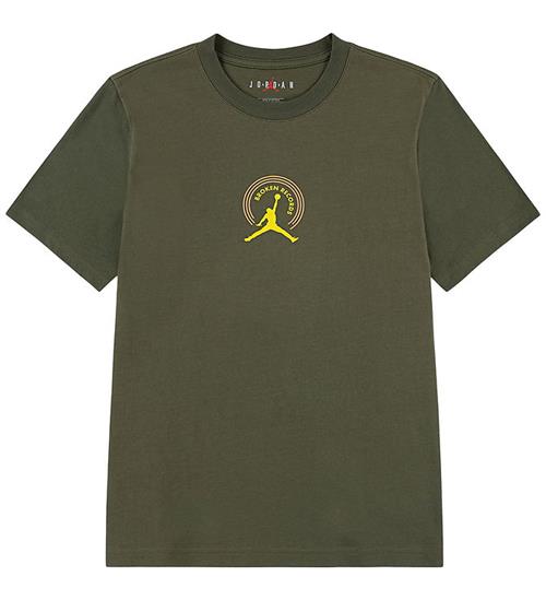 Jordan T-shirt - Broken - Cargo Khaki m. Print