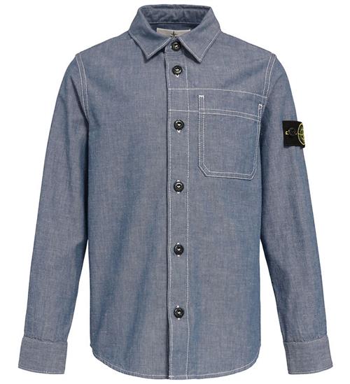 Stone Island Skjorte - Denim - Sky Blue
