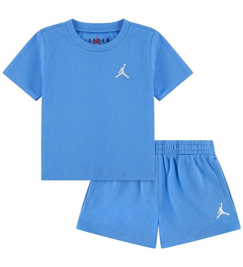 Jordan Sæt - T-shirt/Sweatshorts - University Blue