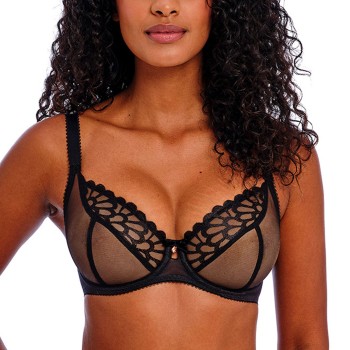 Freya BH Loveland UW Plunge Bra Sort K 75 Dame