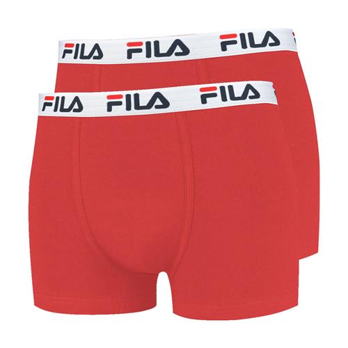 Se FILA Boksershorts  grå / rød / hvid hos About You