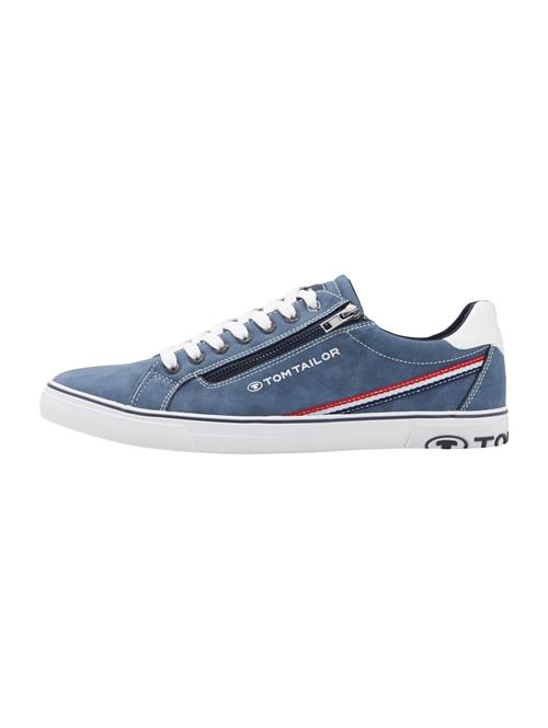 TOM TAILOR Sneaker low  navy / rød / hvid