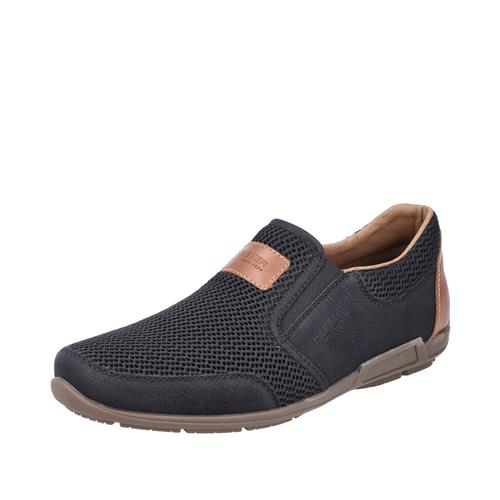 Rieker Slip On  lysebrun / sort
