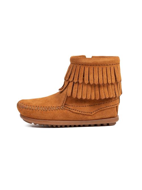 Minnetonka Støvler 'Double fringe'  cognac