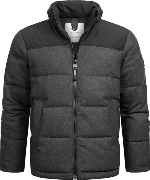 Ragwear Vinterjakke 'Waldess'  mørkegrå / sort