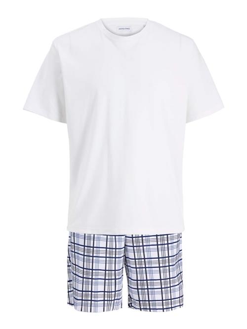 JACK & JONES Pyjamas kort 'JACMax'  marin / sort / hvid