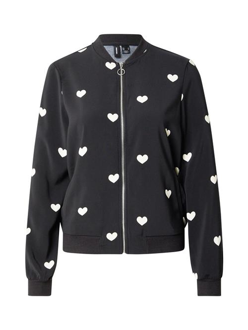 VERO MODA Overgangsjakke 'VMCOCO'  sort / hvid