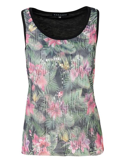 KOROSHI Overdel  gul / pastelgrøn / lys pink / sort