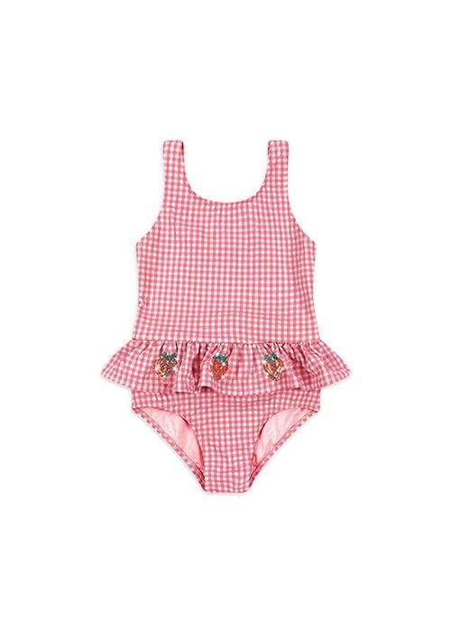 Konges Sløjd Etta Badedragt Geranium Pink  Geranium Pink 12 months  Lyserød  12 måneder  kvinde