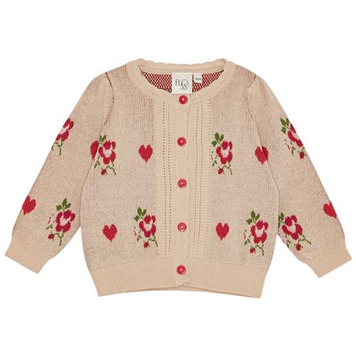 Flöss Amelia Cardigan Soft Pink  Soft Pink-134 cm  Lyserød  134 cm  kvinde