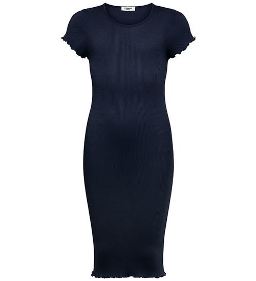 Rosemunde Kjole - Rib - RkBalta - Navy m. Blonder