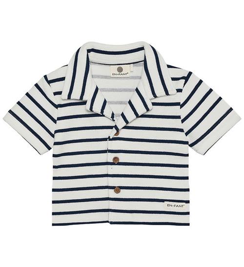 En Fant T-shirt - Stripe - Medieval Blue