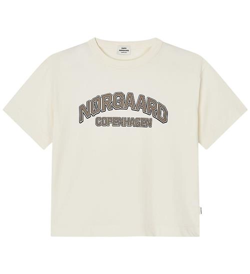 Mads nørgaard T-shirt - Tristi - Vanilla Ice/Walnut