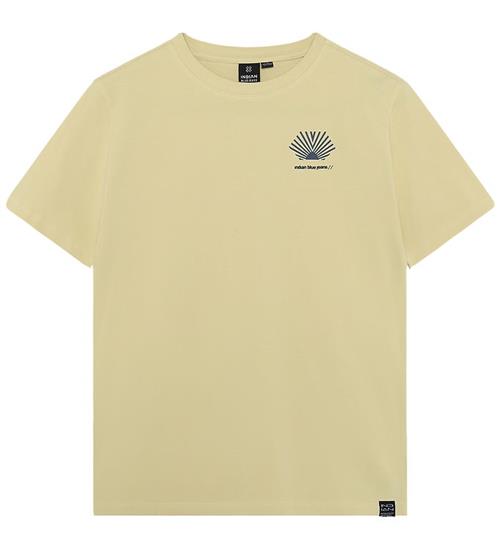 Indian Blue Jeans T-Shirt - Loose Fit - Dusty Yellow m. Print