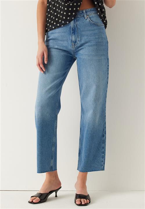 BUBBLEROOM Linn High Straight Ankle Jeans