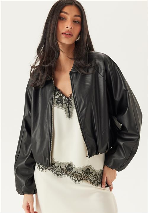 Pieces Onlsaramy Faux Leather Bomber