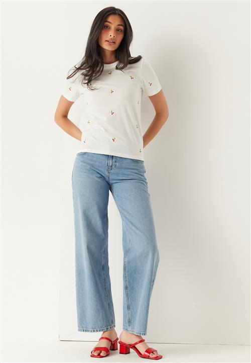 ONLY Onlketty Life S/S O-NECK TOP