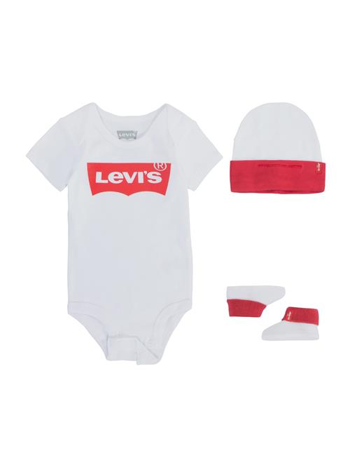 Levi's Kids Sparkedragt/Body 'Classic Batwing Infant 3pc Set'  hvid