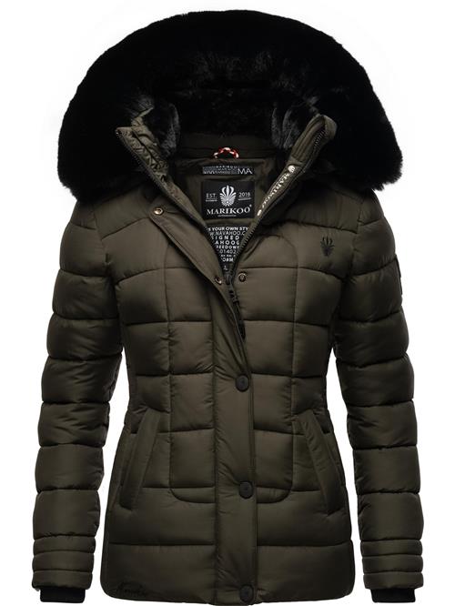 MARIKOO Vinterjakke 'Qesraa'  antracit / sort