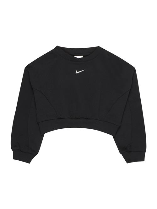 NIKE Sportsweatshirt  sort / hvid