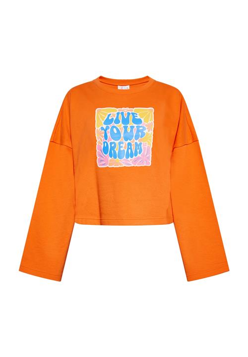 IZIA Sweatshirt  blå / gul / orange / lyserød