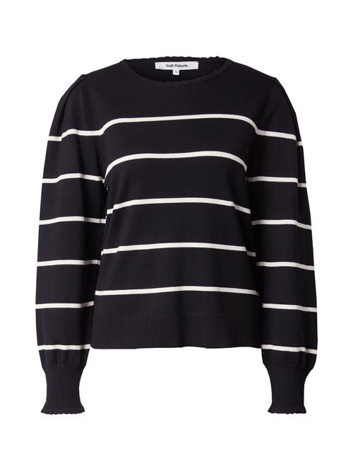 Soft Rebels Pullover 'SRAnalia'  sort / hvid